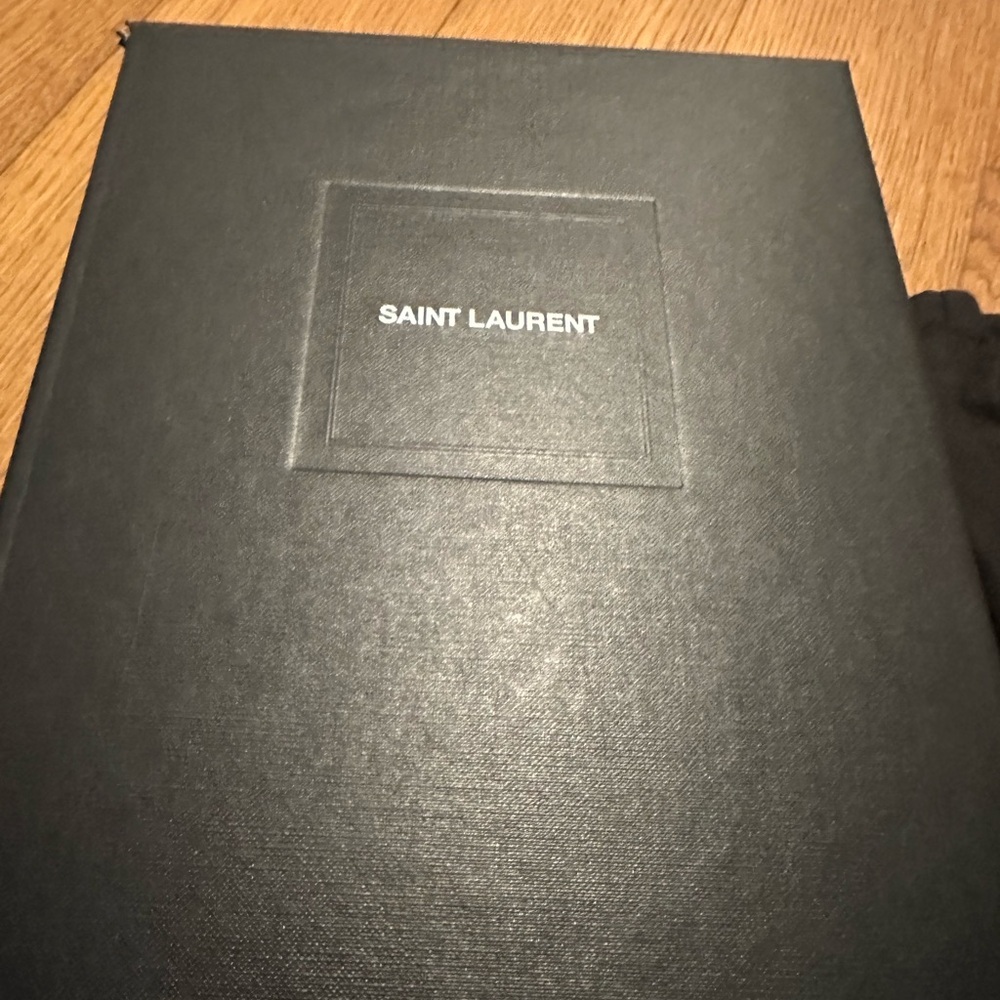 Saint Laurent Nero crystal Disco mule sandal - Picture 5 of 5